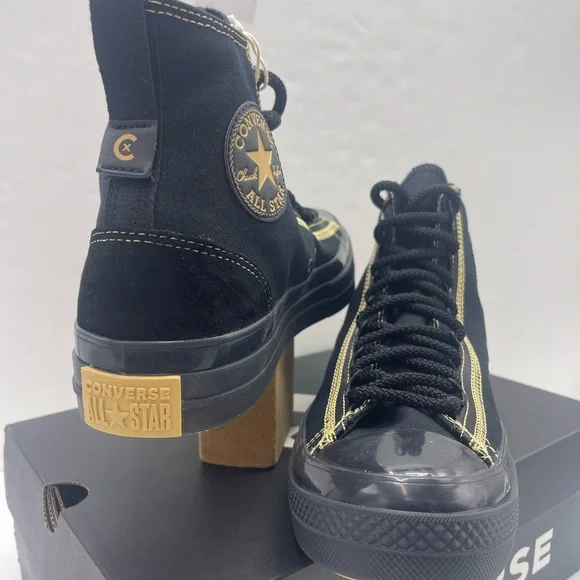 Converse Men’s 
CTAS CX EXP2 HI
BLACK/BLACK/GOLDEN OPPORTUNITY High-Top Sneakers - Picture 8 of 16